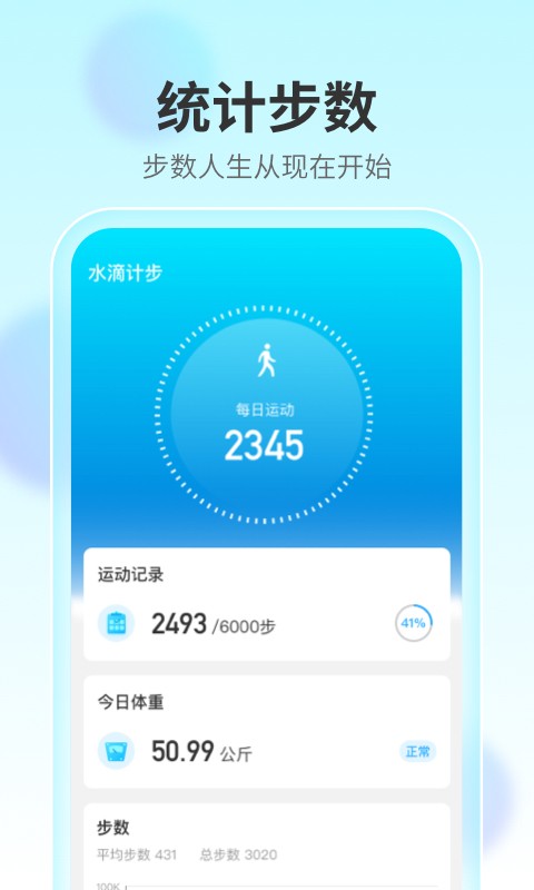水滴計步app版截圖5