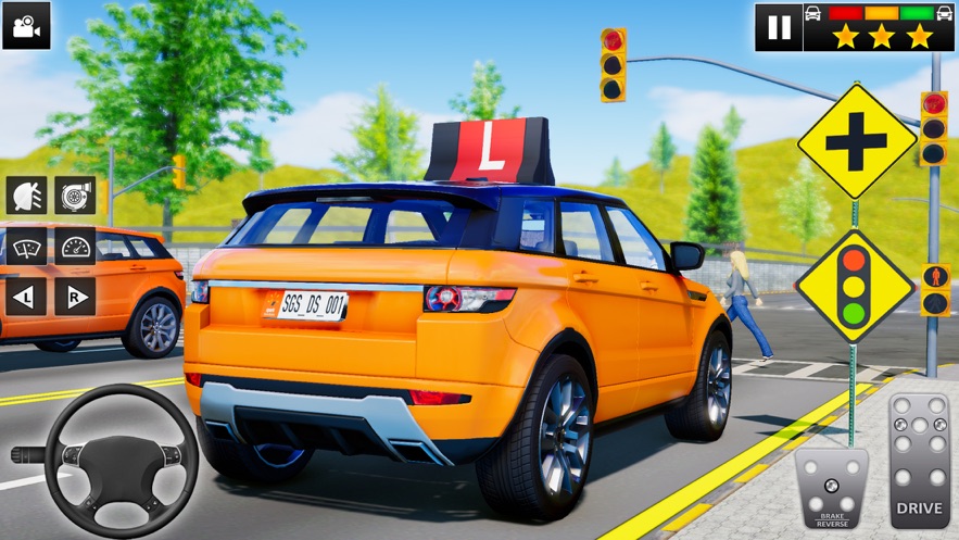 Real Car Driving School Games游戲中文版截圖1