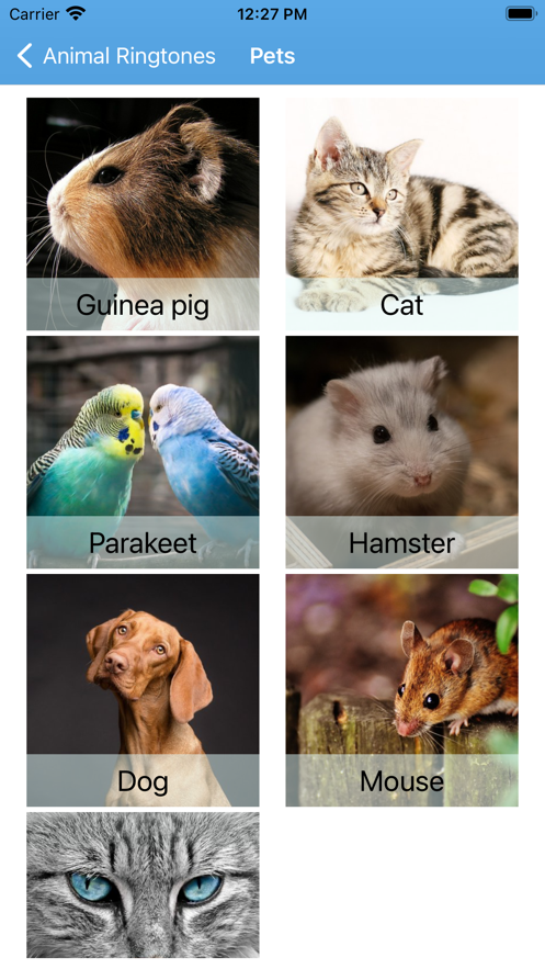 有趣的動物鈴聲App軟件版截圖2