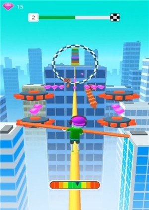 電纜滑道3D游戲手機(jī)版截圖3