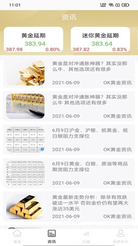 OK黃金資訊app版截圖1
