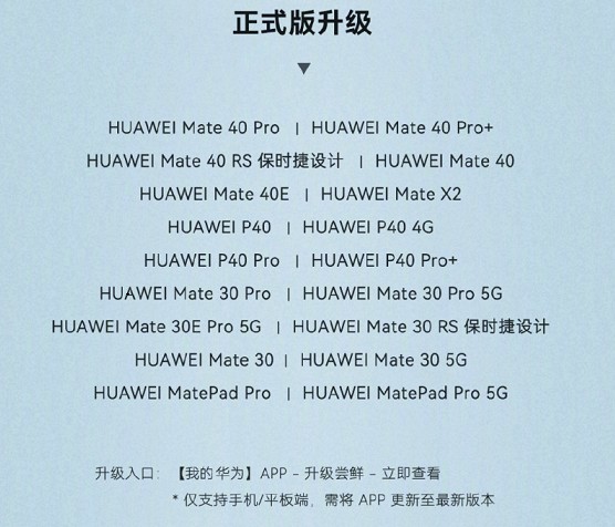 華為鴻蒙 HarmonyOS 2 首批正式版升級截圖4