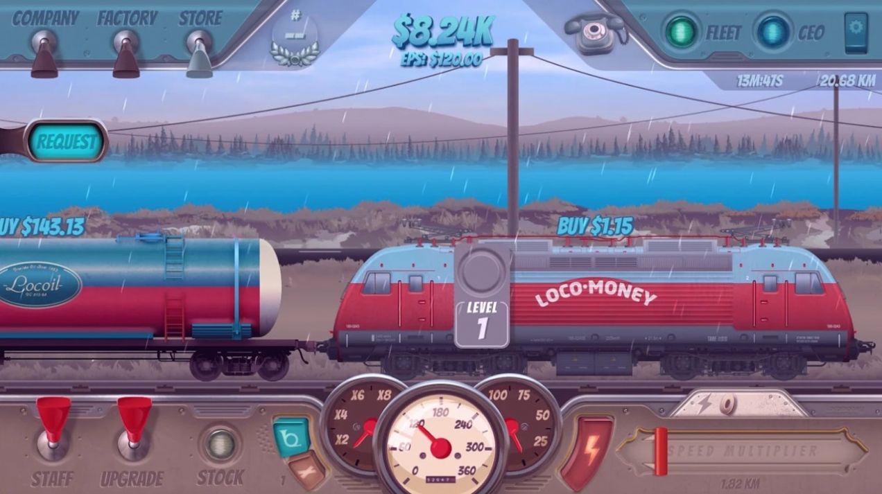 空閑貨運(yùn)火車大亨游戲安卓版截圖1