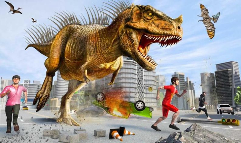極限恐龍城市突破3D游戲中文版截圖1