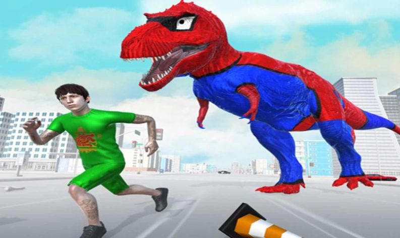 極限恐龍城市突破3D游戲中文版截圖4