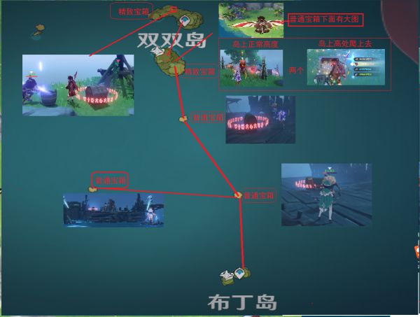 原神破破島寶箱位置大全：海島地圖破破島寶箱位置分享