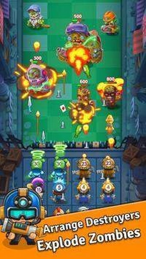 僵尸破壞者合并游戲福利紅包版截圖3