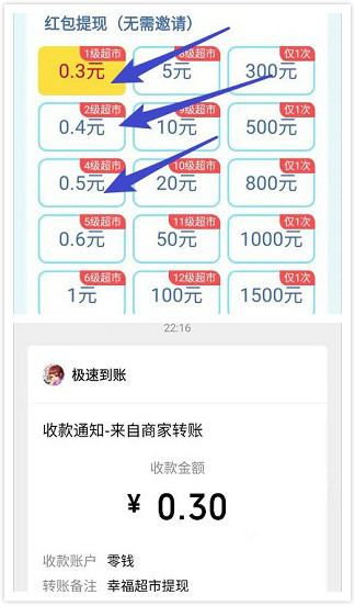 幸福超市2軟件紅包版截圖2