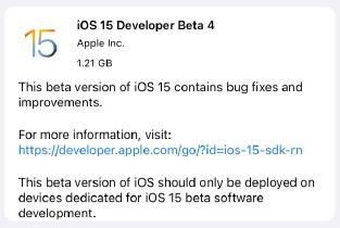 ios15beta4更新了什么？蘋果ios15beta4描述文件更新詳情一覽[多圖]圖片1