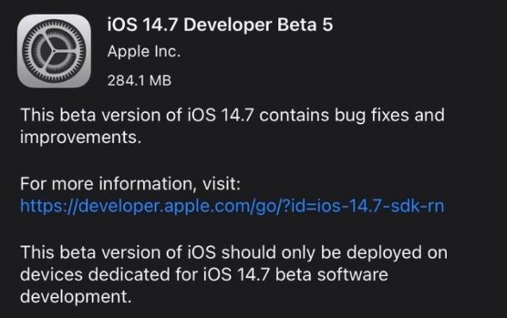 ios14.7beta5內(nèi)測版最新描述文件更新截圖4