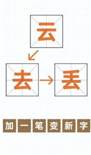 百加一筆變新字腦筋急轉(zhuǎn)彎抖音游戲截圖2