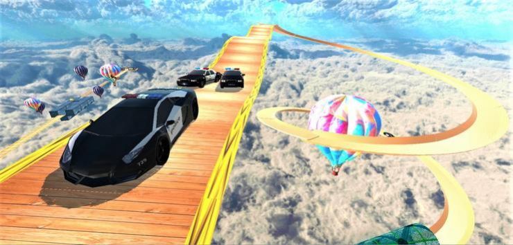 天空特技警車游戲安卓版截圖2