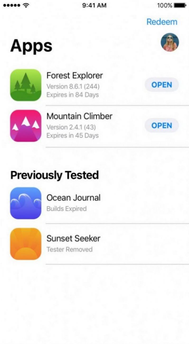 蘋(píng)果TestFlight Beta測(cè)試版更新下載截圖1