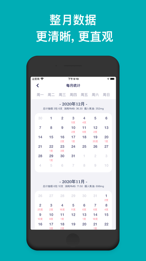 今日抽煙5.0版本軟件截圖3