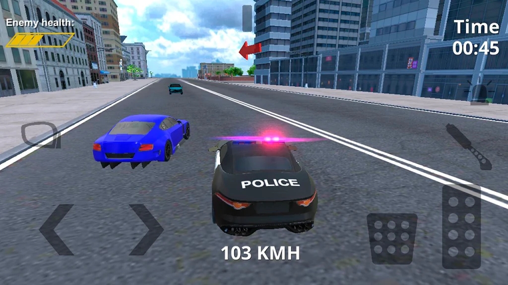 警察追逐賽車模擬器游戲手機版截圖1