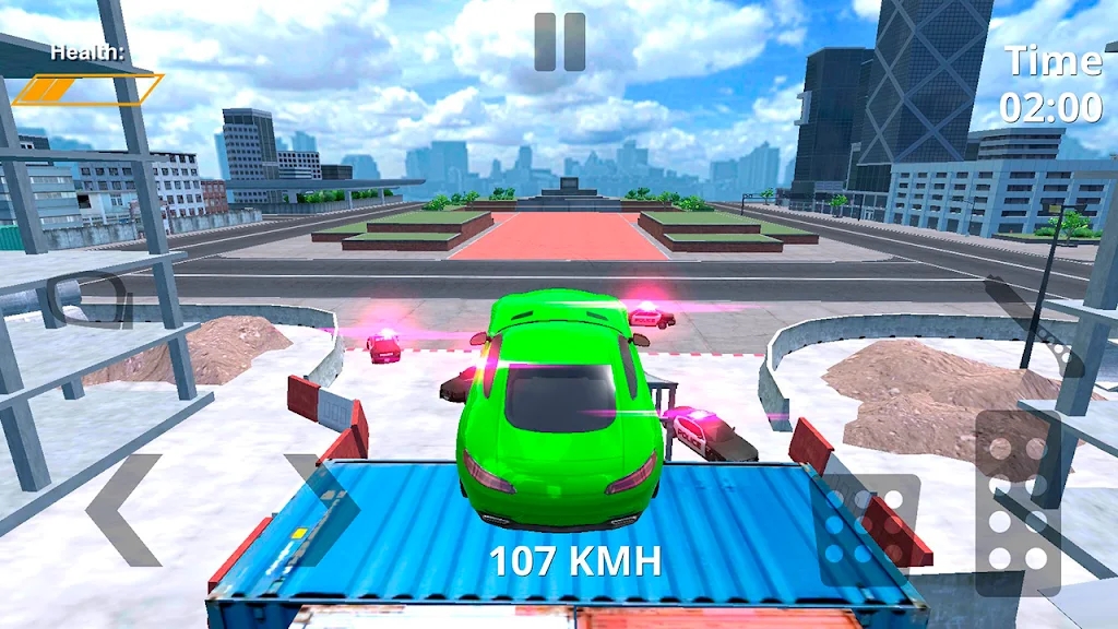 警察追逐賽車模擬器游戲手機版截圖4