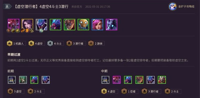 金鏟鏟之戰(zhàn)虛空斗刺陣容推薦：時(shí)空烈痕上分陣容搭配攻略