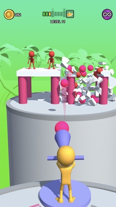 射擊粉碎球3D游戲版截圖3