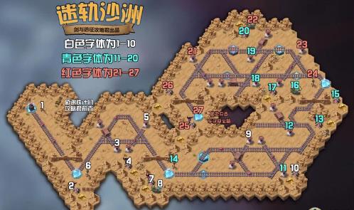 劍與遠(yuǎn)征迷軌沙洲攻略路線圖：2021年8月迷軌沙洲通關(guān)路線分享