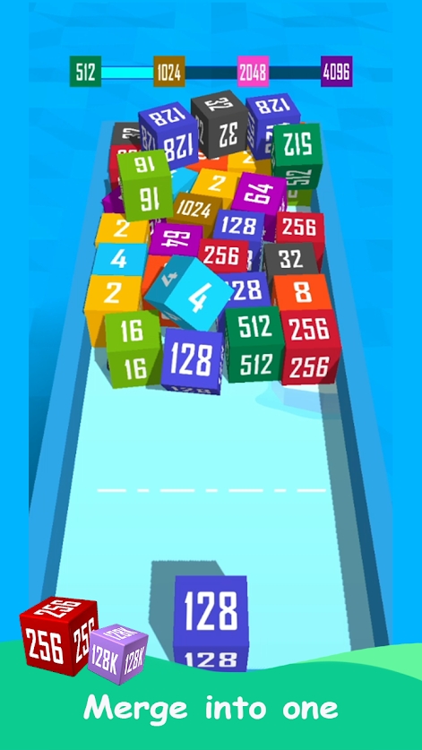 合并2048立方體游戲安卓版截圖2