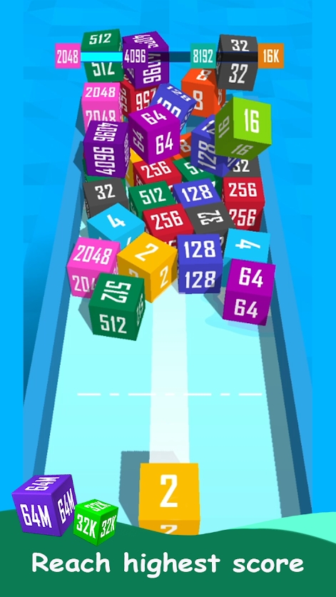 合并2048立方體游戲安卓版截圖3