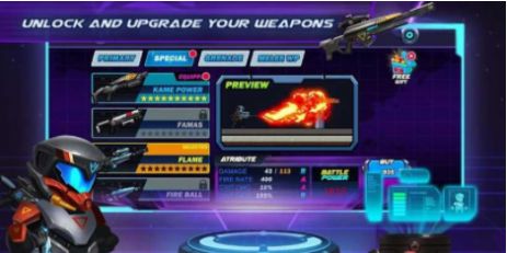 金屬打擊射手游戲中文版截圖4