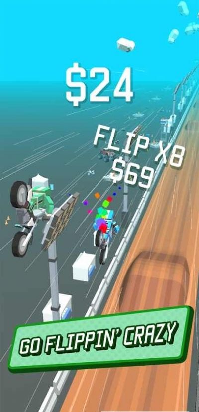 超級摩托車特技3D手機游戲安卓版截圖3