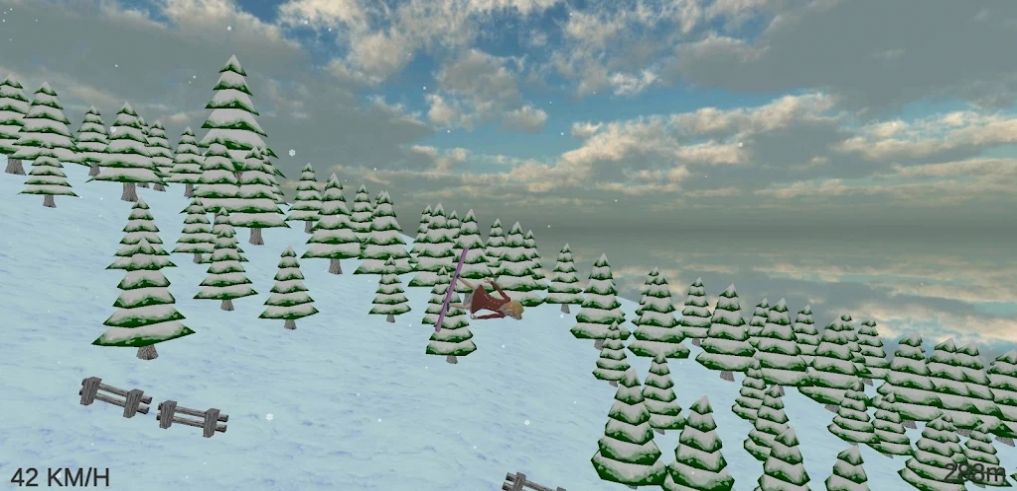 布娃娃滑雪板游戲安卓手機版截圖2