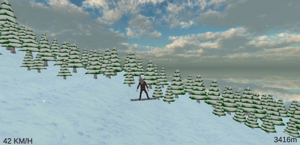 布娃娃滑雪板游戲安卓手機版截圖1