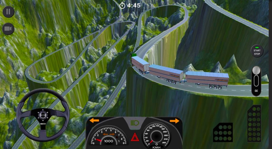 世界卡車模擬器2危險道路游戲手機(jī)版截圖2