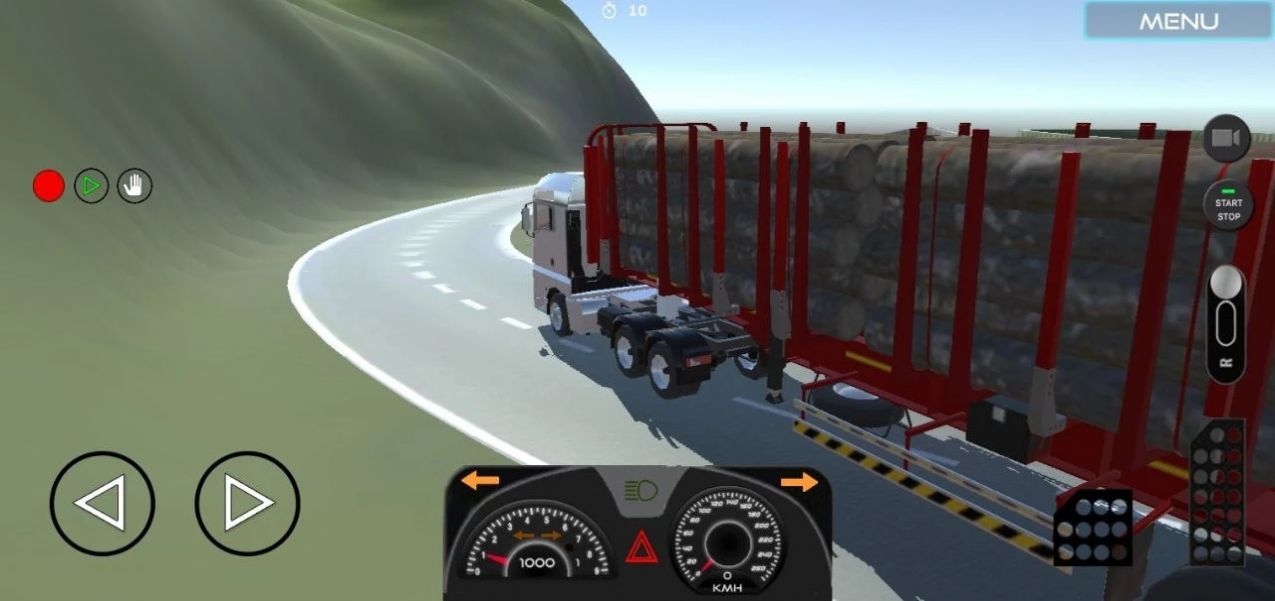 世界卡車模擬器2危險道路游戲手機(jī)版截圖6