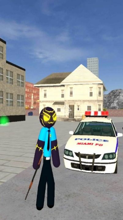 火柴人繩索英雄黑豹警官游戲中文版截圖8