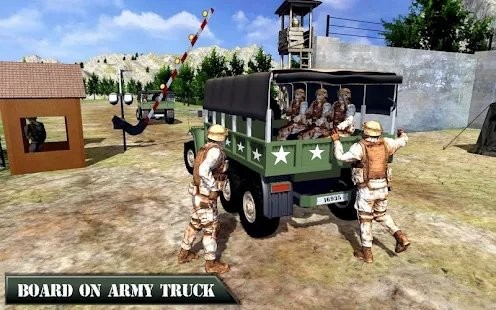 陸軍越野卡車司機游戲中文版截圖2