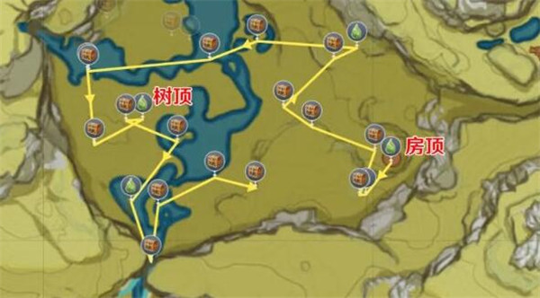 原神盤巖之路全收集攻略：盤巖之路任務和100%收集圖文詳解