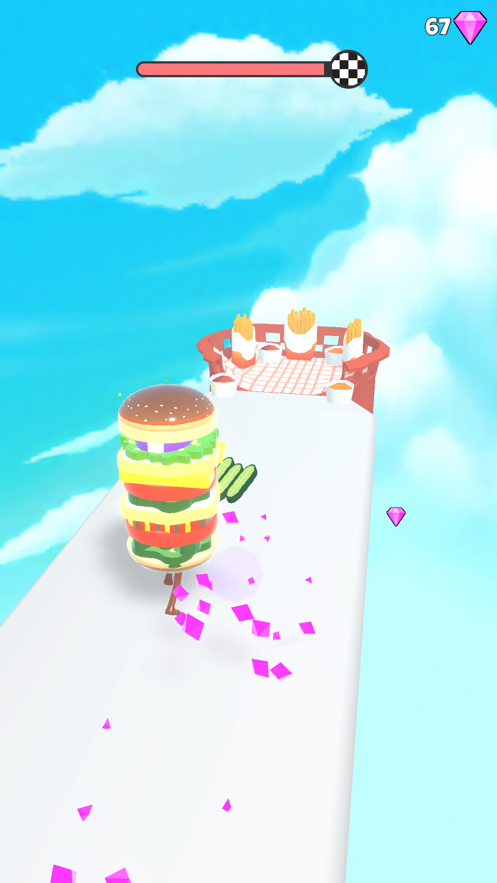 Hamburger Runner游戲版截圖3
