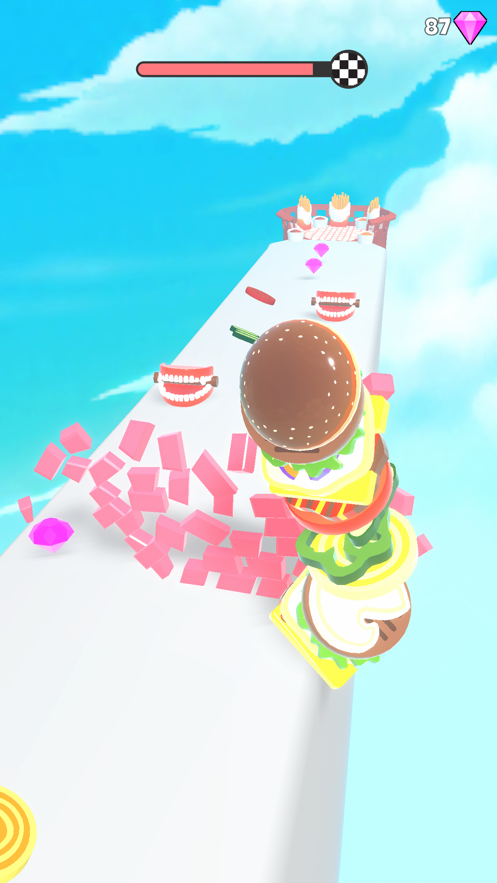 Hamburger Runner游戲版截圖2