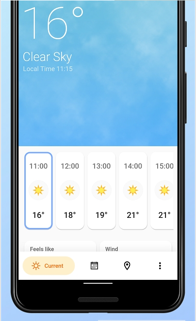 Pluvia天氣App客戶端截圖2