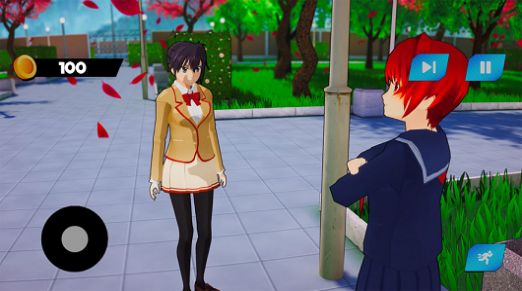 櫻花女學(xué)生生活3D游戲最新版中文截圖3