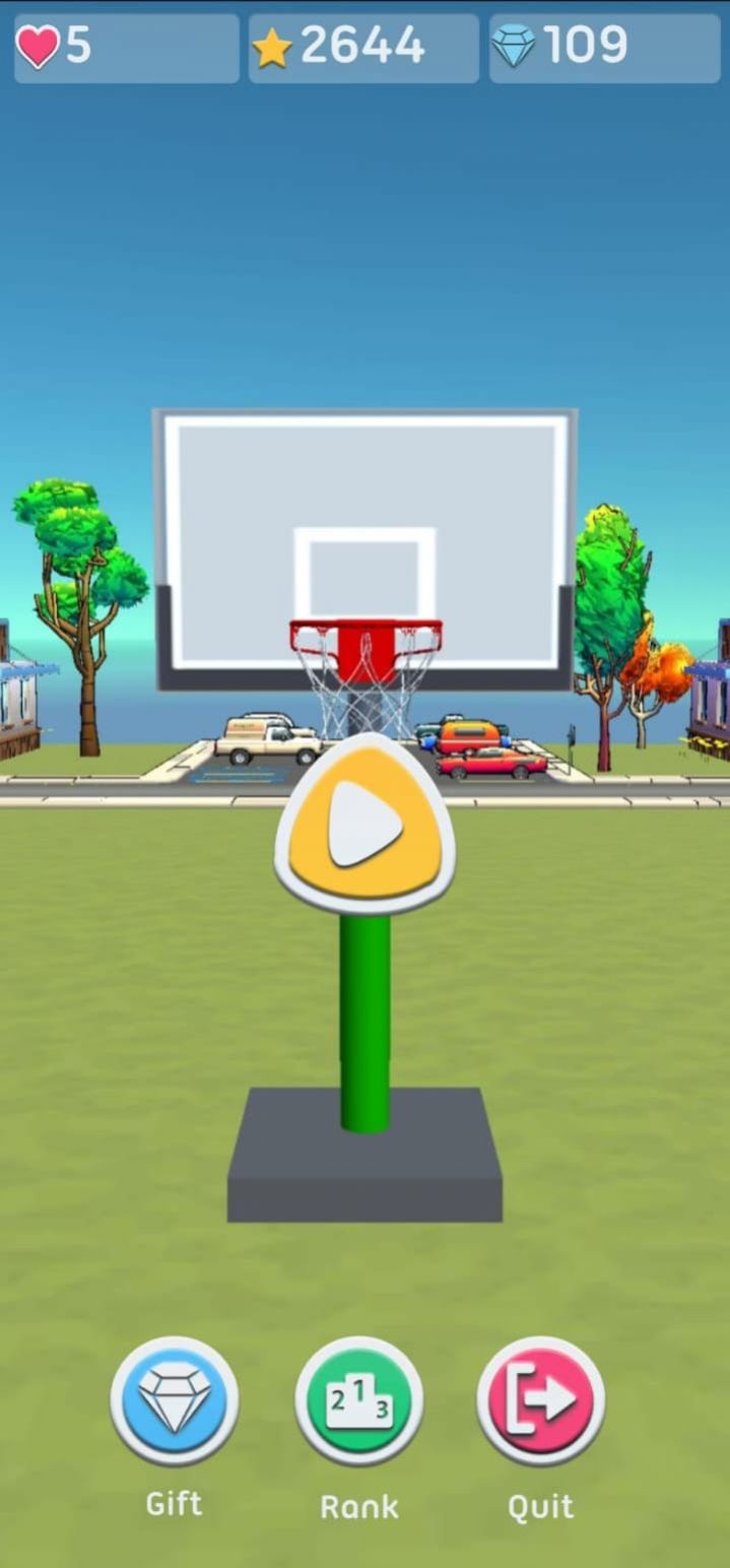 籃球3D射擊游戲安卓版（Basketball 3D Shooting）截圖3