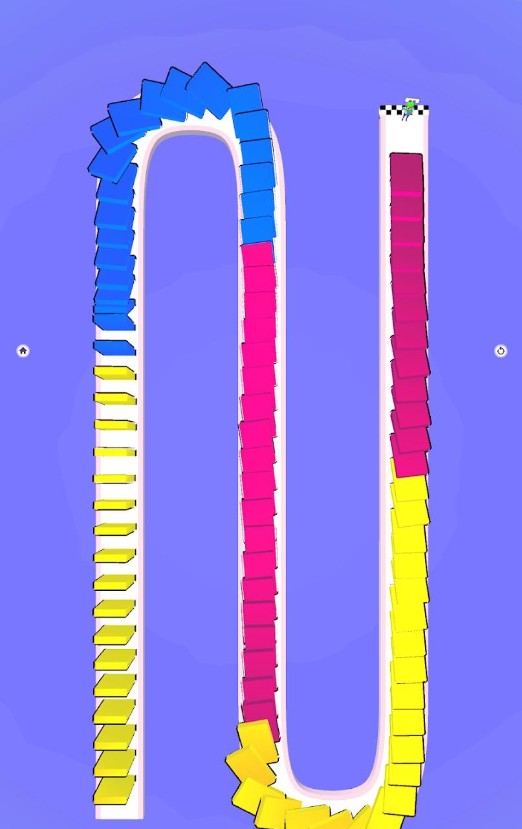 多米諾骨擺放跑游戲中文版（Domino String）截圖2