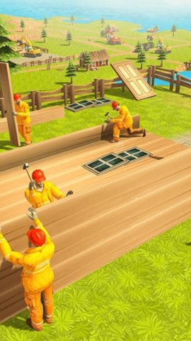 叢林小屋建造游戲版截圖1