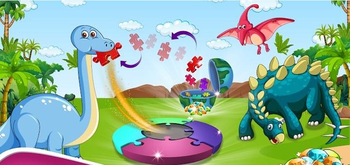 兒童挖掘恐龍游戲中文版（Dig Dinosaur Games for Kids）截圖2