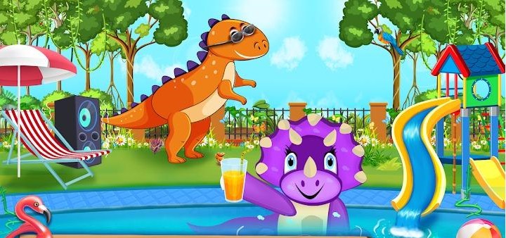 兒童挖掘恐龍游戲中文版（Dig Dinosaur Games for Kids）截圖1