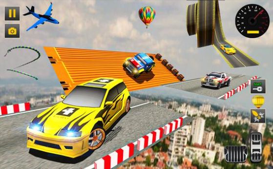 特技駕駛和賽車游戲版（Stunt Driving Games Stunt Car）截圖2