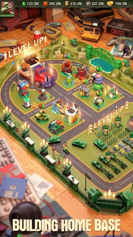 玩具軍人防御合并游戲安卓版（Toy Army Men Defense）截圖3