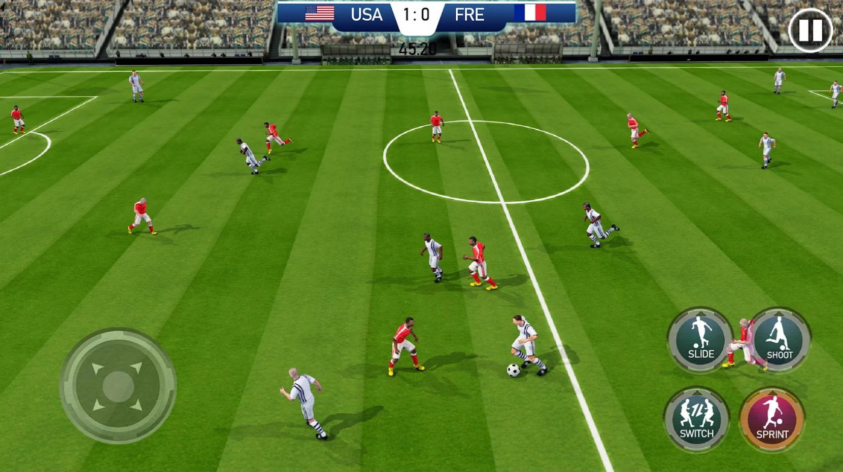 足球英雄世界杯游戲安卓版(Nurex Soccer)截圖1