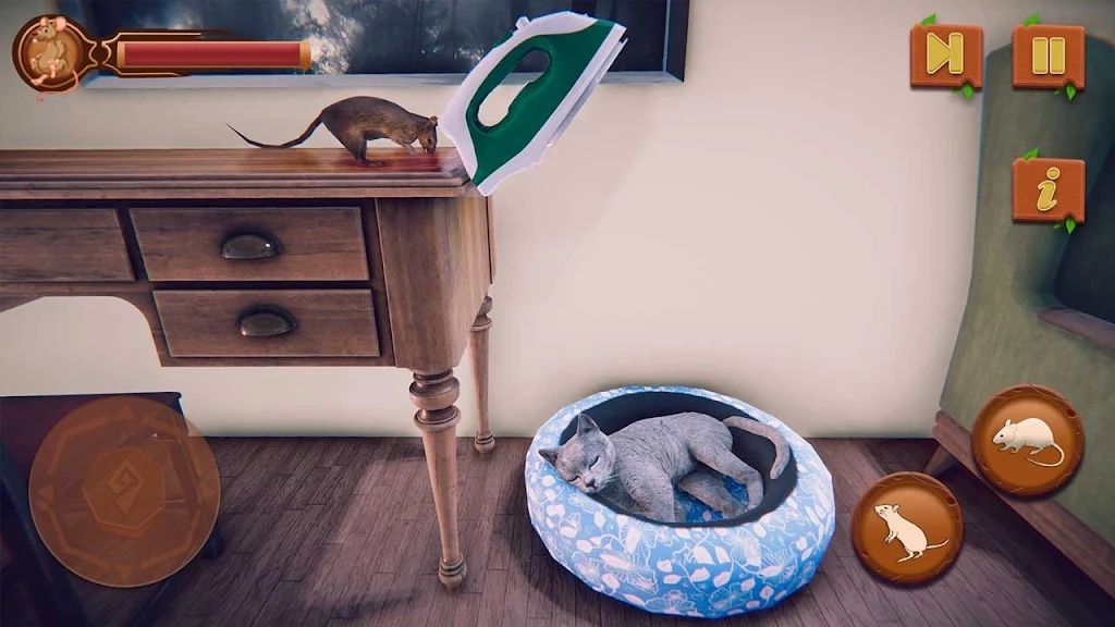 老鼠模擬器貓和老鼠游戲版（Mouse Simulator: Cat Mouse）截圖1
