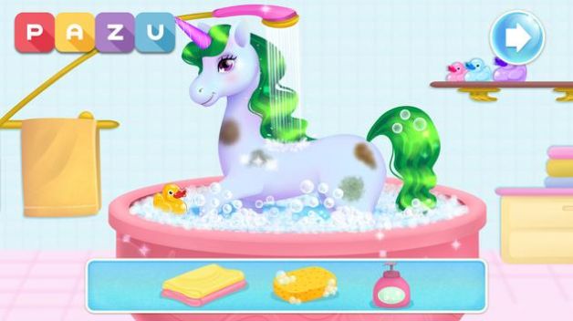 我的獨(dú)角獸為孩子們裝扮游戲安卓版（My Unicorn）截圖3