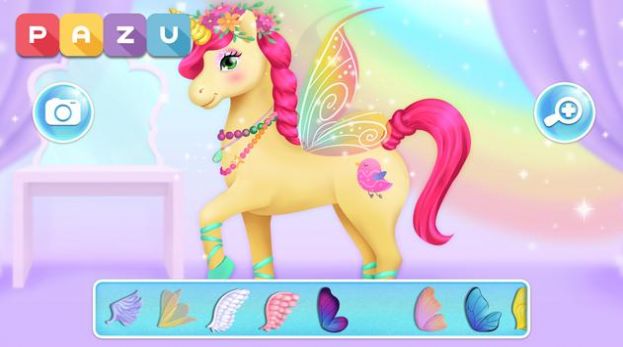 我的獨(dú)角獸為孩子們裝扮游戲安卓版（My Unicorn）截圖4