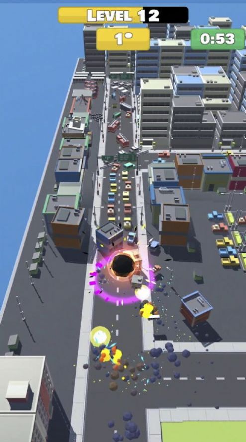 龍卷風(fēng)摧毀城市3d游戲安卓版（Tornado io 2）截圖1